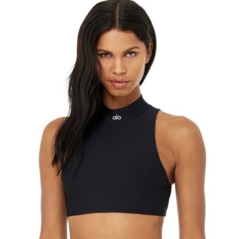 ALO Yoga Black air lux fuse bra top
